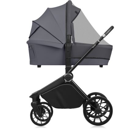 Lionelo - Passeggino combinato 3 in 1 MIKA PLUS Grigio Pietra