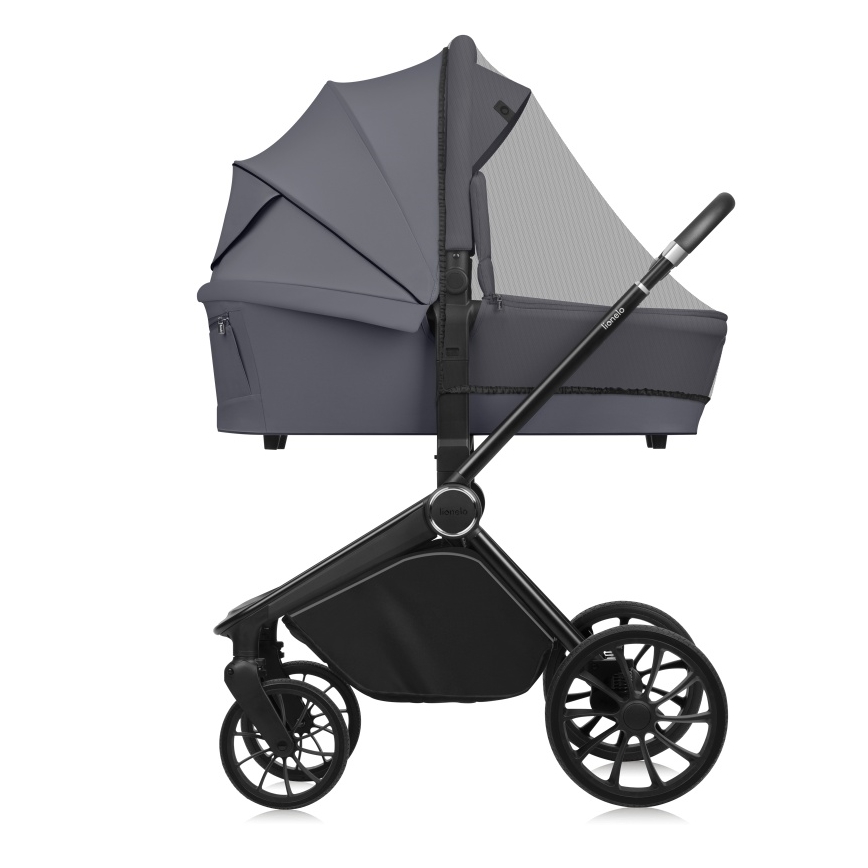Lionelo - Passeggino combinato 3 in 1 MIKA PLUS Grigio Pietra