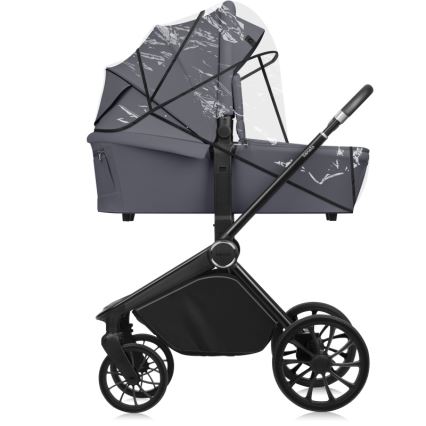 Lionelo - Passeggino combinato 3 in 1 MIKA PLUS Grigio Pietra
