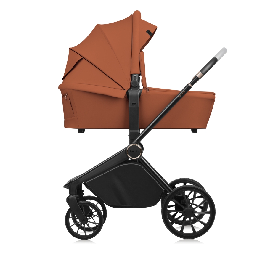 Lionelo - Passeggino combinato 3 in 1 MIKA PLUS Marrone Ruggine