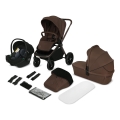 Lionelo - Passeggino combinato 3 in 1 MIKA PLUS Mocha Mousse