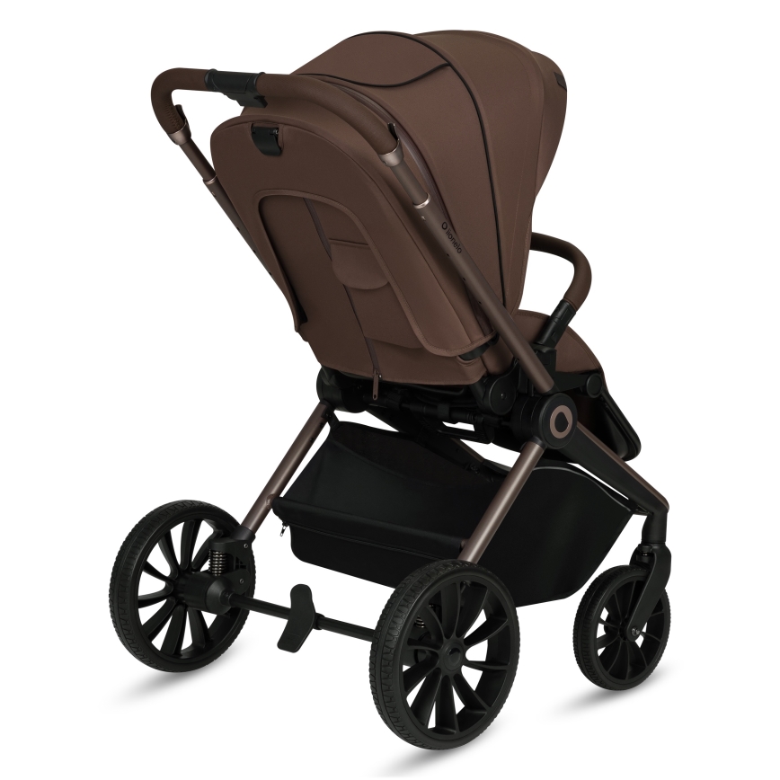 Lionelo - Passeggino combinato 3 in 1 MIKA PLUS Mocha Mousse