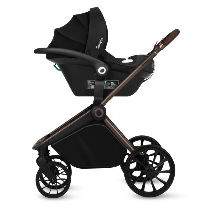 Lionelo - Passeggino combinato 3 in 1 MIKA PLUS Mocha Mousse