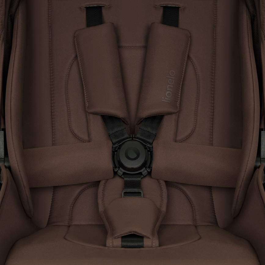 Lionelo - Passeggino combinato 3 in 1 MIKA PLUS Mocha Mousse