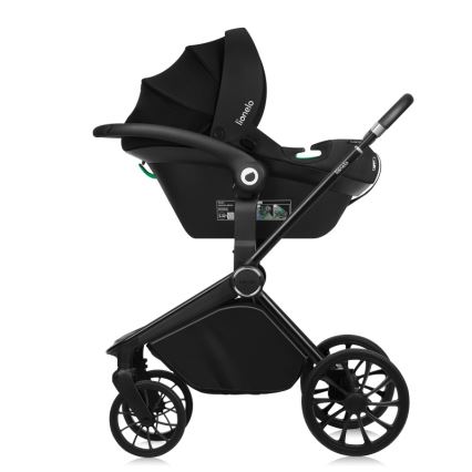 Lionelo - Passeggino combinato 3 in 1 MIKA PLUS Nero Onice