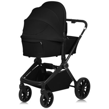 Lionelo - Passeggino combinato 3 in 1 MIKA PLUS Nero Onice