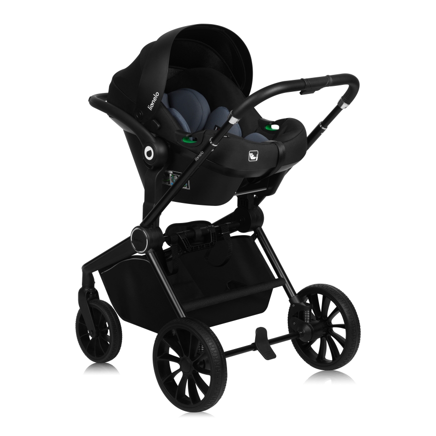 Lionelo - Passeggino combinato 3 in 1 MIKA PLUS Verde Oliva