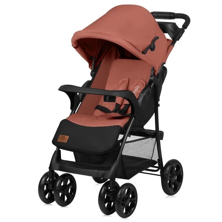 Lionelo - Passeggino EMMA PLUS color mattone/nero