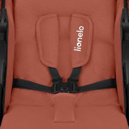 Lionelo - Passeggino EMMA PLUS color mattone/nero