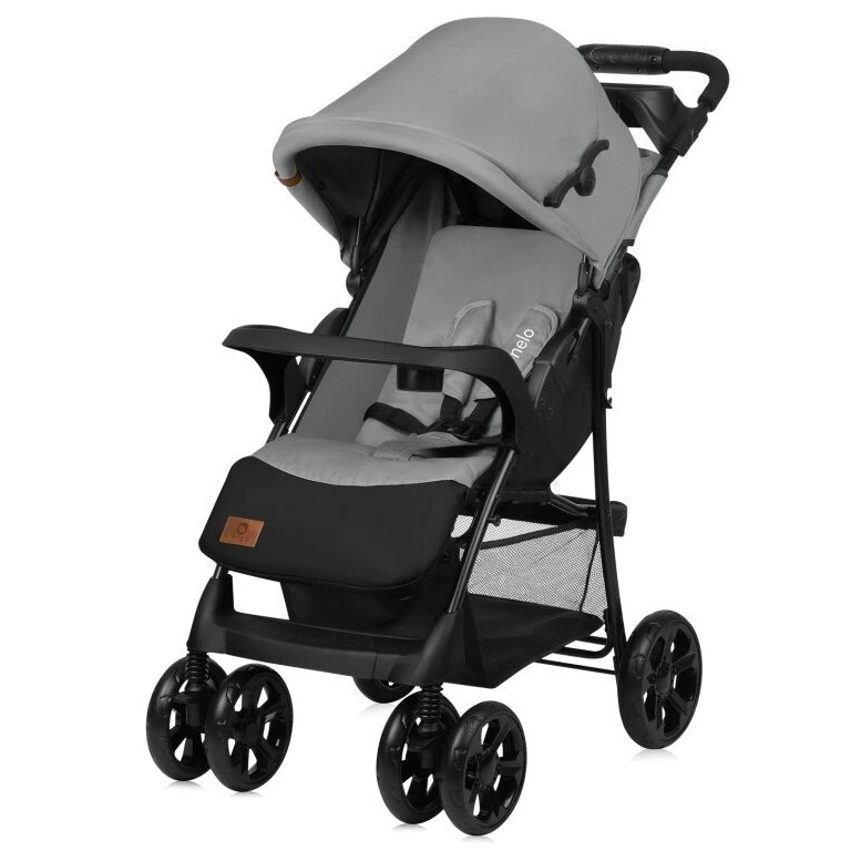 Lionelo - Passeggino EMMA PLUS grigio/nero