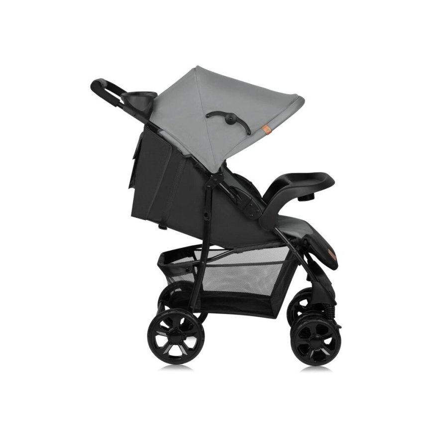Lionelo - Passeggino EMMA PLUS grigio/nero
