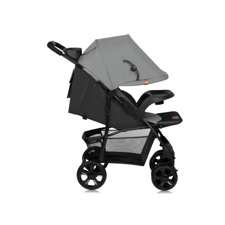 Lionelo - Passeggino EMMA PLUS grigio/nero