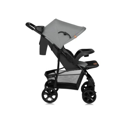 Lionelo - Passeggino EMMA PLUS grigio/nero