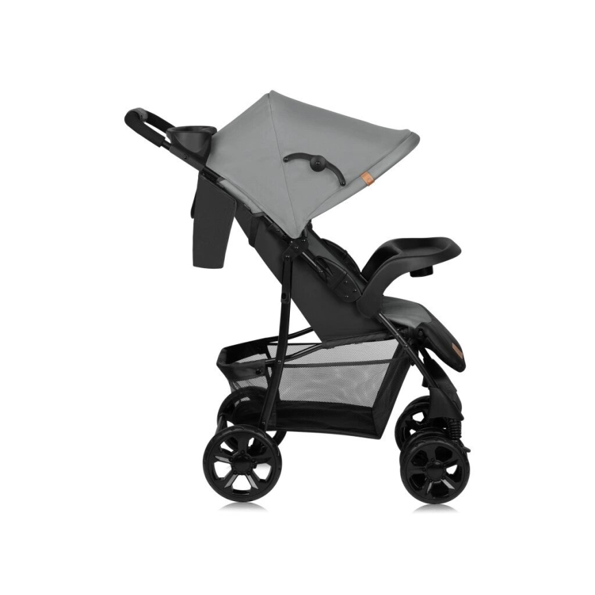 Lionelo - Passeggino EMMA PLUS grigio/nero
