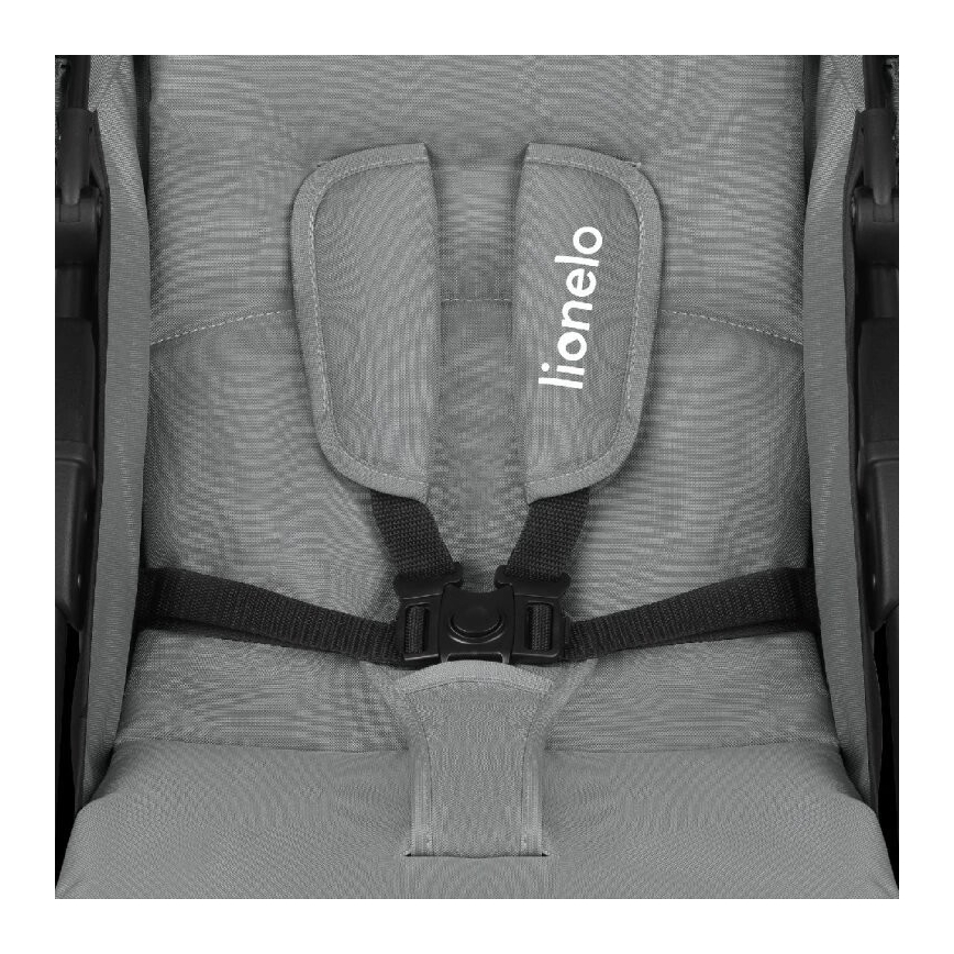 Lionelo - Passeggino EMMA PLUS grigio/nero