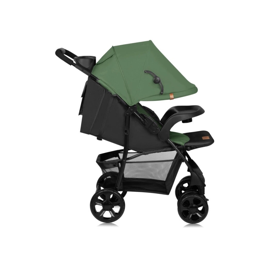 Lionelo - Passeggino EMMA PLUS verde/nero