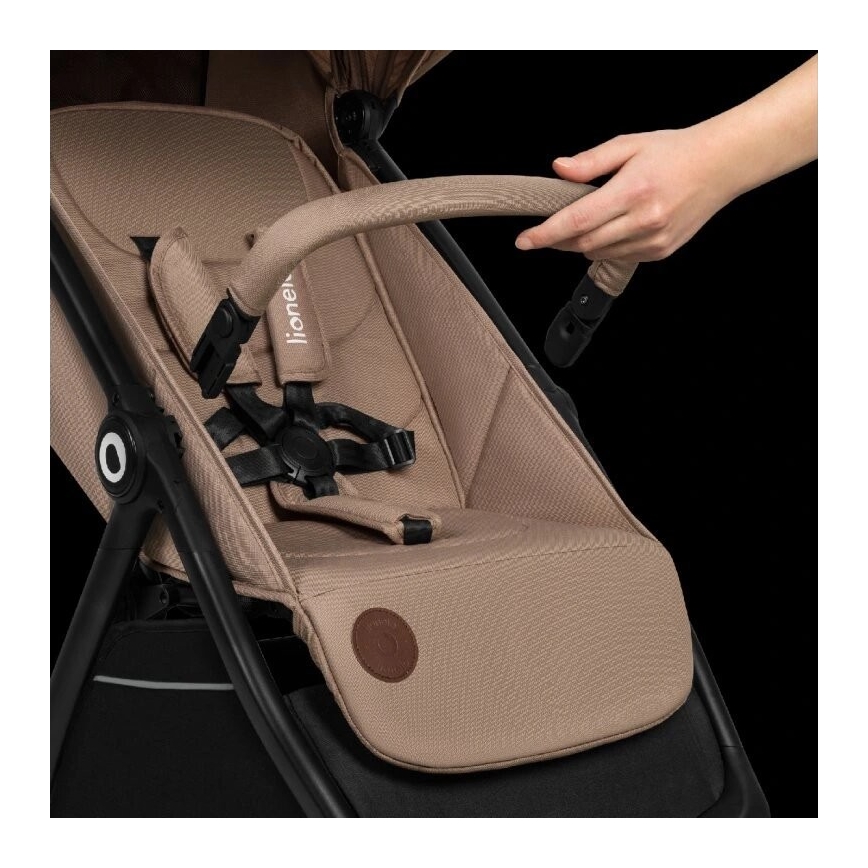 Lionelo - Passeggino INGRID beige/nero