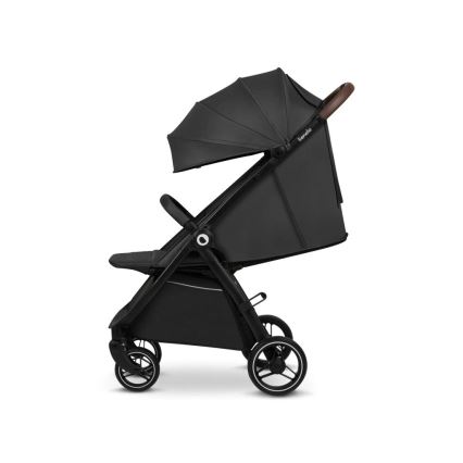 Lionelo - Passeggino INGRID grigio scuro/nero