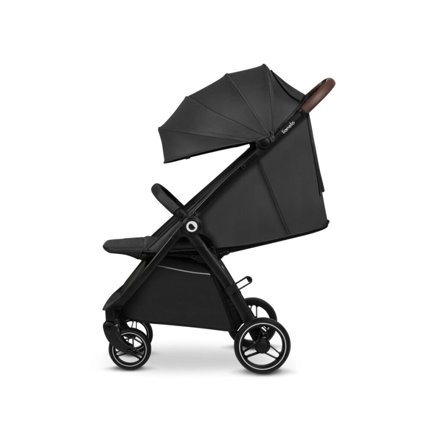 Lionelo - Passeggino INGRID grigio scuro/nero