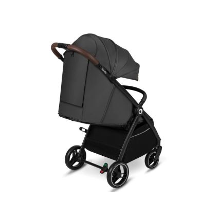 Lionelo - Passeggino INGRID grigio scuro/nero