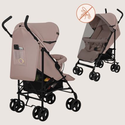 Lionelo - Passeggino ombrello ELIA Beige Taupe