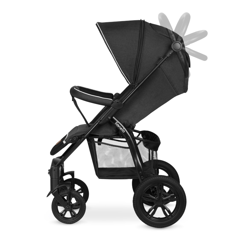Lionelo - Passeggino sportivo ANNET TOUR nero