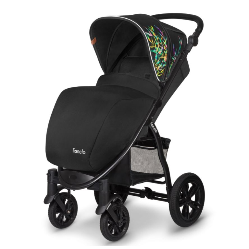Lionelo - Passeggino sportivo ANNET TOUR nero/verde