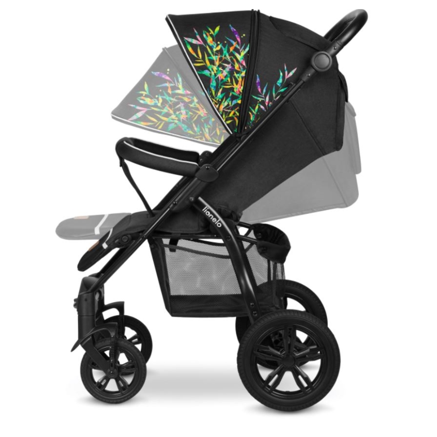 Lionelo - Passeggino sportivo ANNET TOUR nero/verde