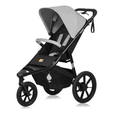 Lionelo - Passeggino sportivo AZURA nero/grigio