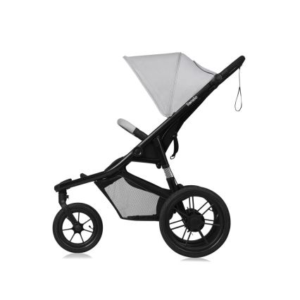 Lionelo - Passeggino sportivo AZURA nero/grigio
