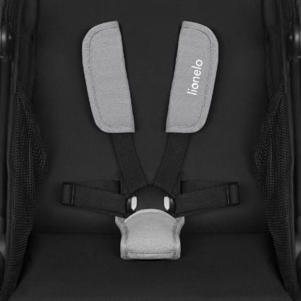 Lionelo - Passeggino sportivo AZURA nero/grigio
