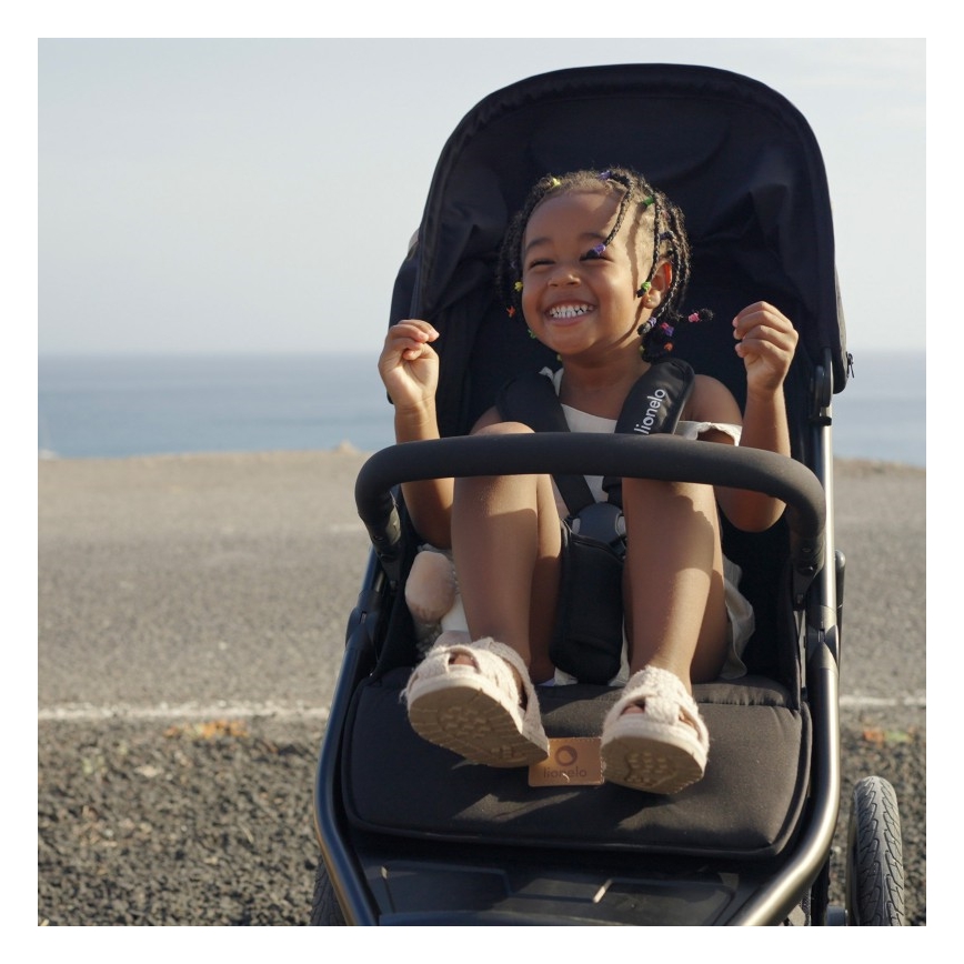 Lionelo - Passeggino sportivo AZURA nero