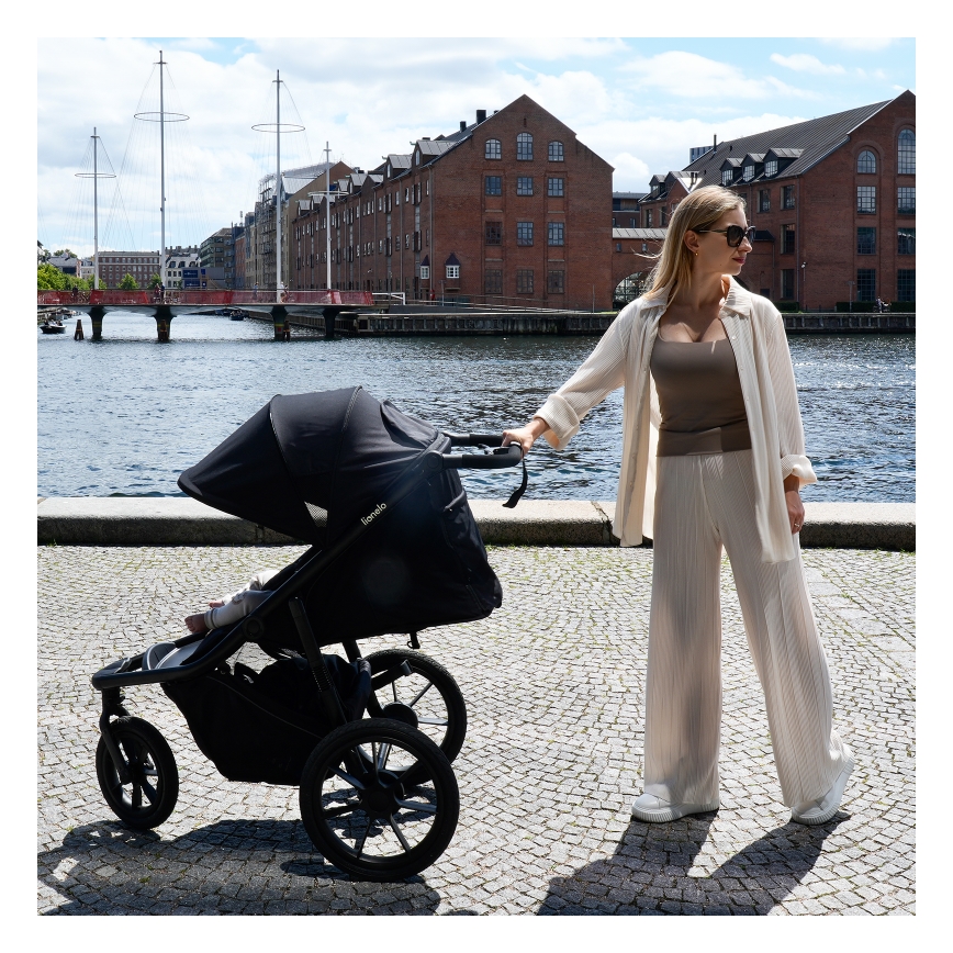 Lionelo - Passeggino sportivo AZURA nero