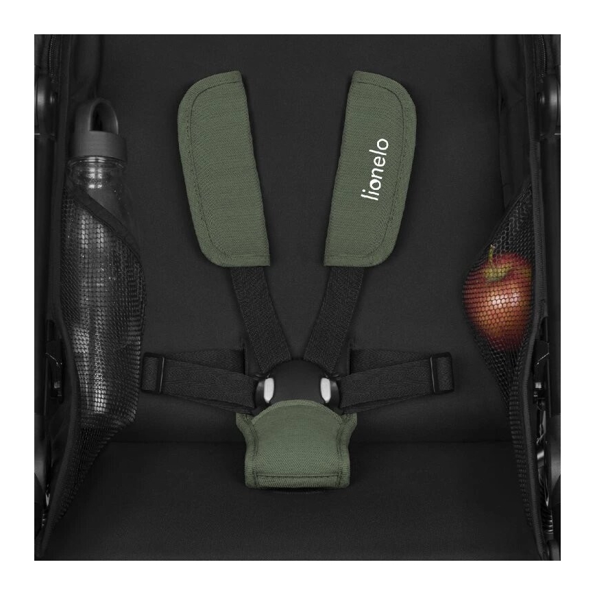 Lionelo - Passeggino sportivo AZURA nero/verde