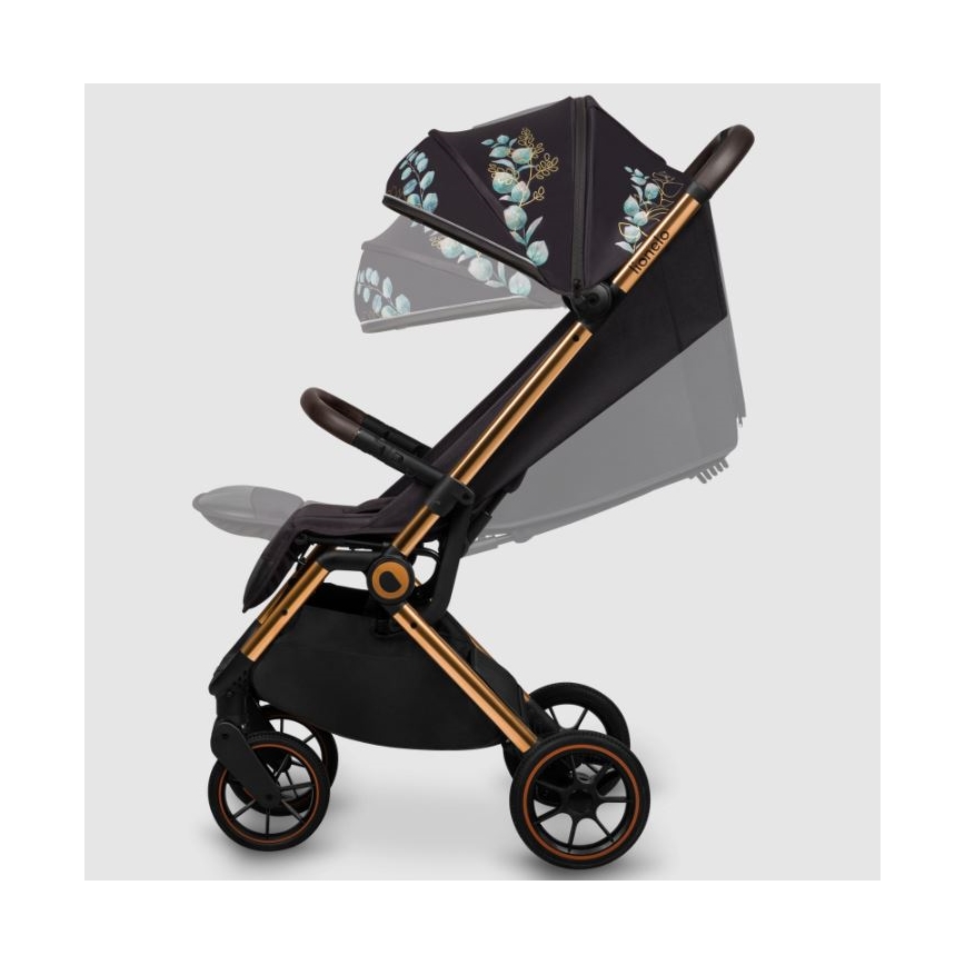 Lionelo - Passeggino sportivo CLOE nero/blu/oro