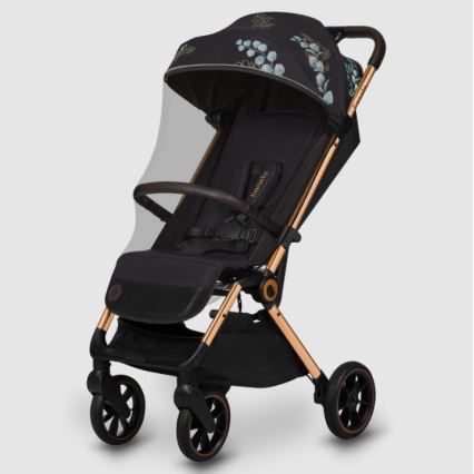 Lionelo - Passeggino sportivo CLOE nero/blu/oro