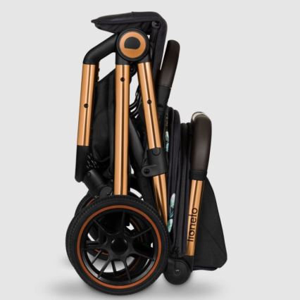 Lionelo - Passeggino sportivo CLOE nero/blu/oro
