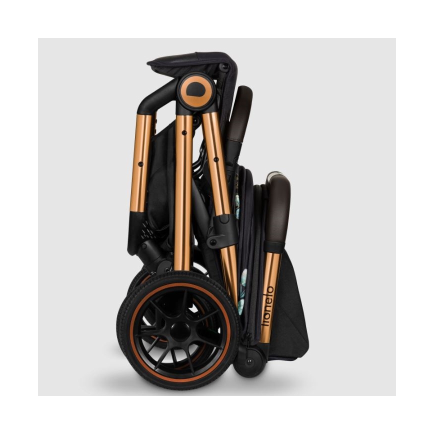 Lionelo - Passeggino sportivo CLOE nero/blu/oro