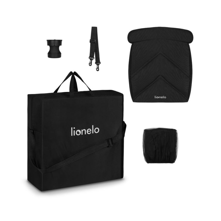 Lionelo - Passeggino sportivo CLOE nero/blu/oro