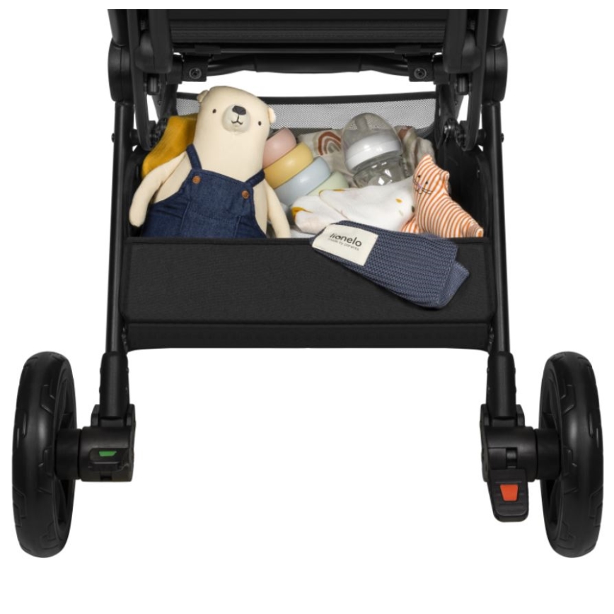 Lionelo - Passeggino sportivo CLOE nero/grigio