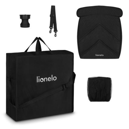 Lionelo - Passeggino sportivo CLOE nero/oro