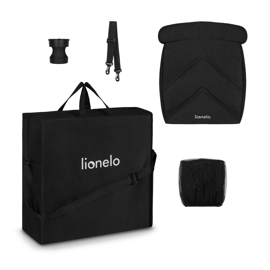 Lionelo - Passeggino sportivo CLOE nero/oro