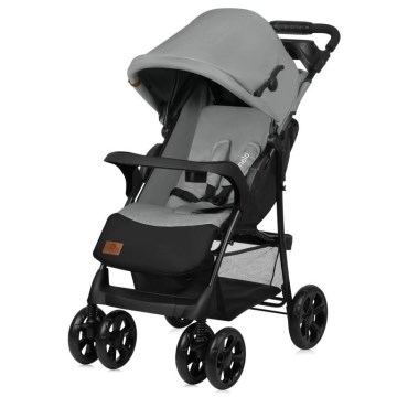 Lionelo - Passeggino sportivo EMMA PLUS grigio/nero