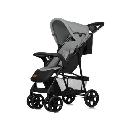Lionelo - Passeggino sportivo EMMA PLUS grigio/nero