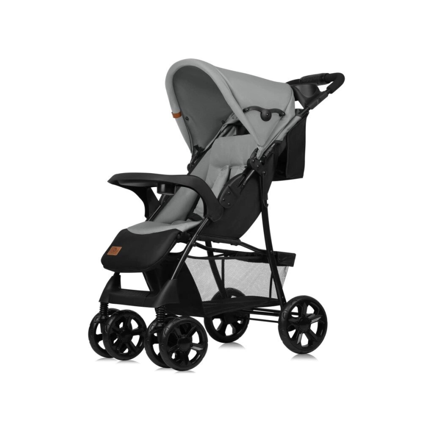 Lionelo - Passeggino sportivo EMMA PLUS grigio/nero