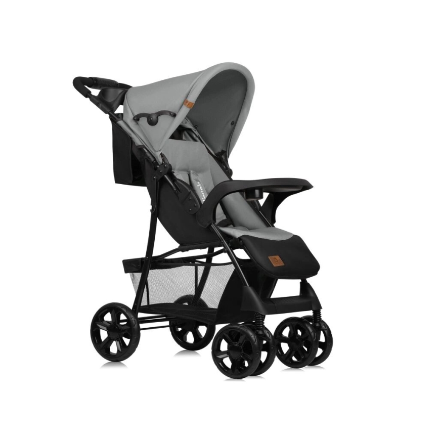 Lionelo - Passeggino sportivo EMMA PLUS grigio/nero