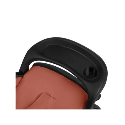 Lionelo - Passeggino sportivo EMMA PLUS rosso mattone/nero