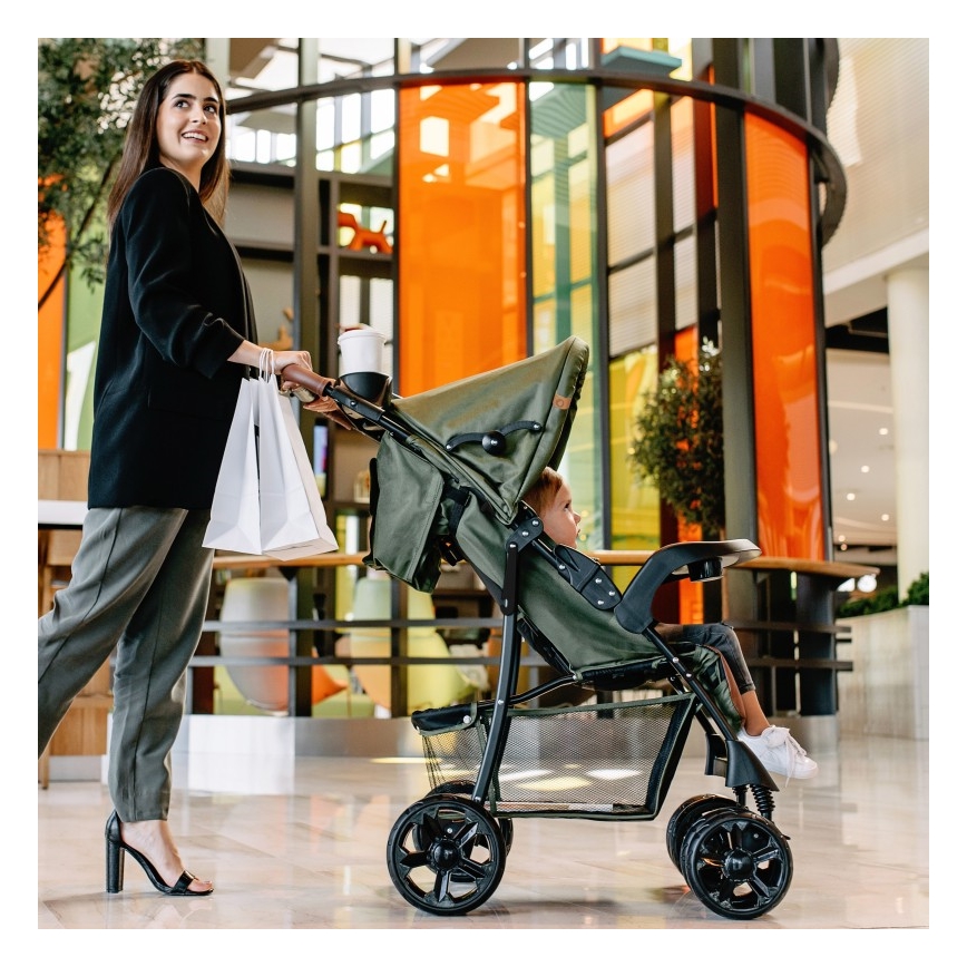Lionelo - Passeggino sportivo EMMA PLUS verde