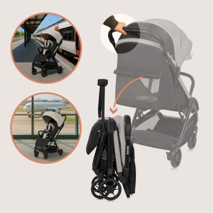 Lionelo - Passeggino sportivo JULIE AIR Beige Sabbia