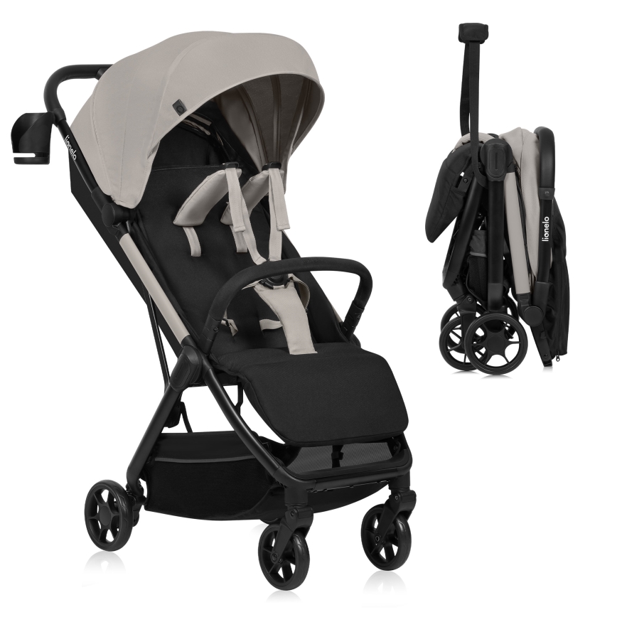 Lionelo - Passeggino sportivo JULIE AIR Beige Sabbia